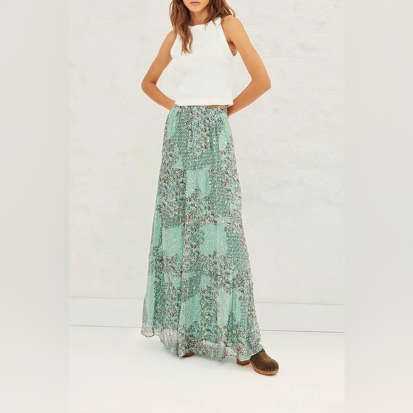 ba&sh Obbie Maxi Skirt NWT - Picture 3 of 12